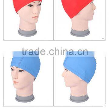 Lycra Waterproof Bathing Fashion Swimming Caps photo-3