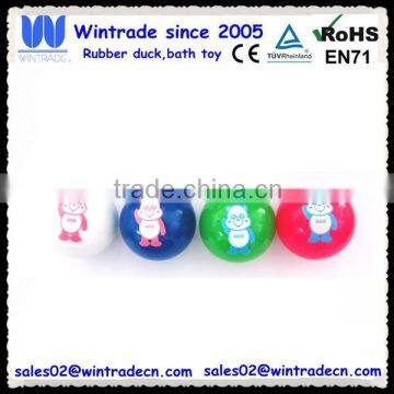 Cute bear ball rubber bear logo ball promotion