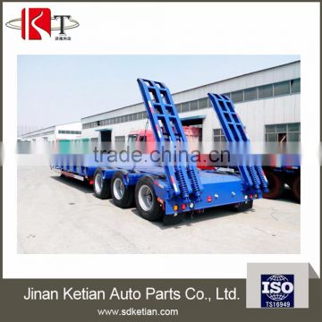 3 axle low bed semi trailer use size 13000*3000*1250mm