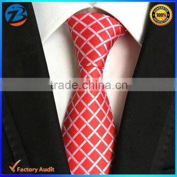 Fashion Check Ties Men's Polyester Plaid Neckties Wholesale