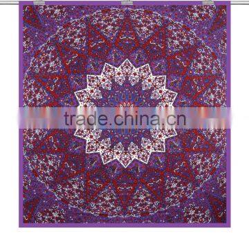 Purple Indian Tapestry Mandala Bedspread Bohemian Mandala Tapestry Hippie Tapestry Beach Throw Home Decor Ethnic Tapestry