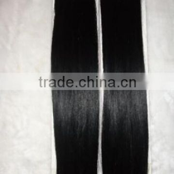 Long Straight Black Hair Clip in Synthetic Hair Weave, Clip in Hair Extension.