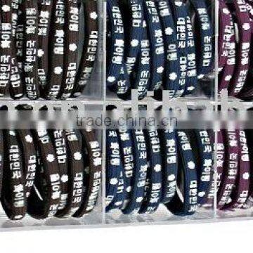 thick colored elastic hair band / hair elastics bands