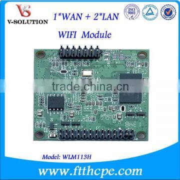 1 WAN +2 LAN WIFI Module with ATHEROS Chipset Extend Wireless Fidelity Function