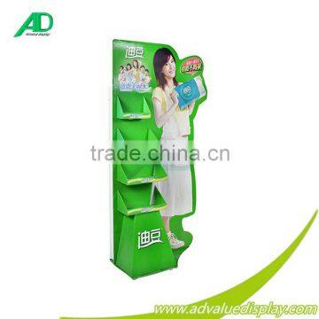 Body Wash Custom 4 trays Cardboard Display Shelves For Personal Care