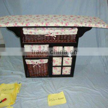 multi fuction wooden ironing table