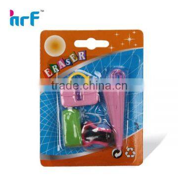 Kawaii pink eraser making set for girl