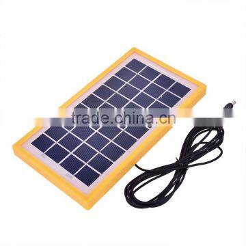 9V 3W Polycrystalline Silicone Solar Panel with 3m Wire