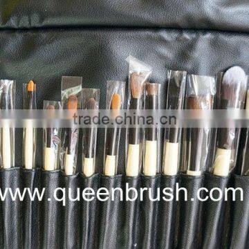 18 pcs natural hair makeup brushes professional