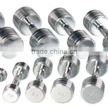 Steel Chrome dumbbells