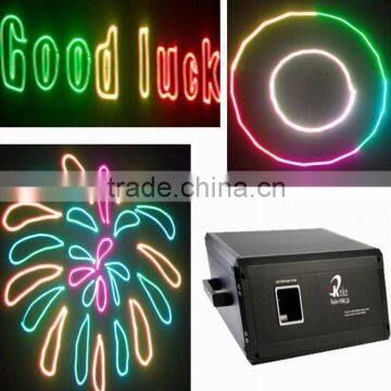 >1W RGB full color animatin laser lighting display