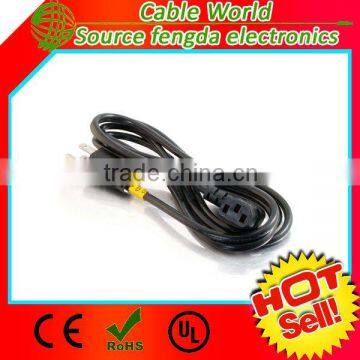 high quality! Right angle US AC power cord NEMA 5-15P to IEC C13