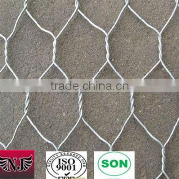 hot galvanized gabion box for protecting the river bank