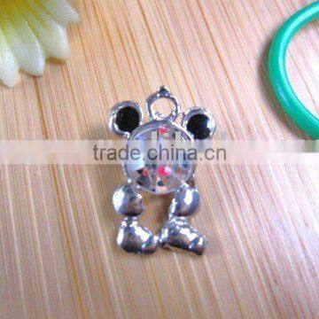 fashion alloy pendant decorated with rhinestones