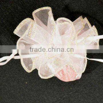 Clear Wedding Gift Organza Cloth Bag photo-4