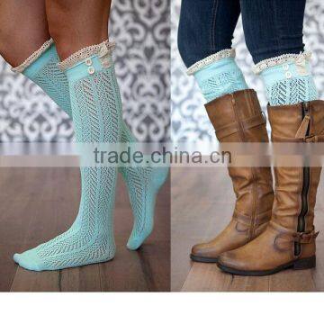 female socks long sleeve lace socks are socks socks wholesale hollow pile of MS.