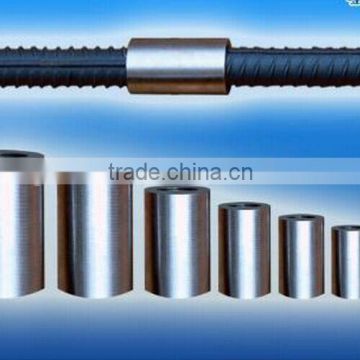 Reinfocing threaded rebar coupler for constructon building