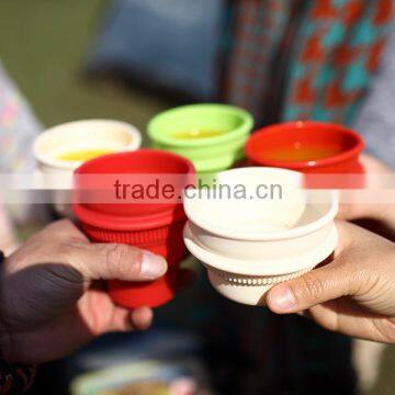 Kitchenware Folding Design Durable Silicone Beverage Tumbler photo-2
