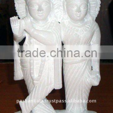 Marble Radha Krishna Idol Statue