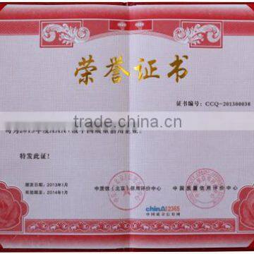 AAA+Chinese Quality Credit Enterprise