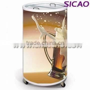 Electric Promotional Round Barrel Cooler for Beer 65L