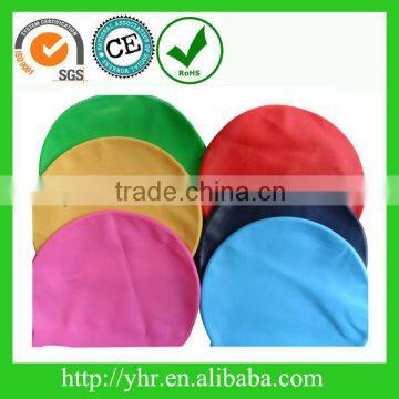 Fashional colorful silicon swimming cap with zip package