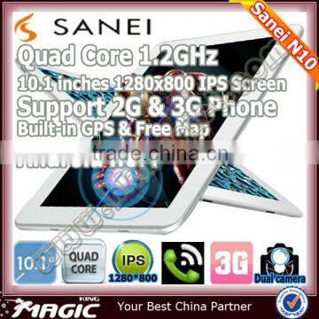 10inch hot sale with 3g gps tablet pc 3g sim card slot phone bluetooth