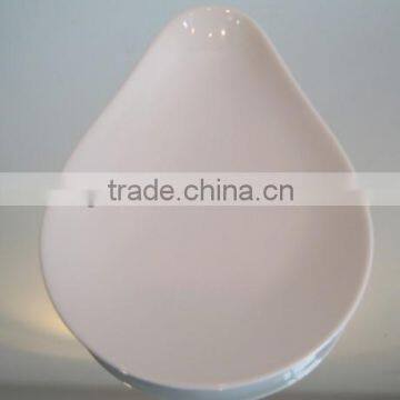 water drop shaped melamine dish