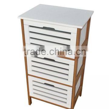 2015 new 3-tier bamboo chest of drawers