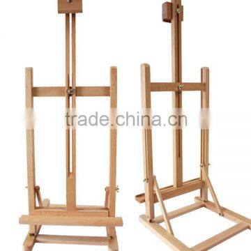 Beech Portable Folding Artist Table Painters Easel Display Easel