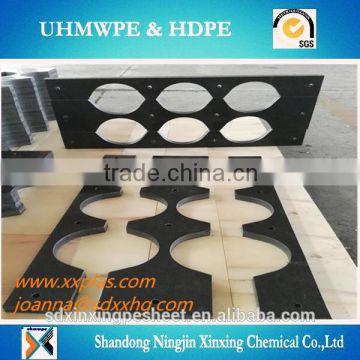 uhmwpe and hdpe polyethylene plastic pipe support block