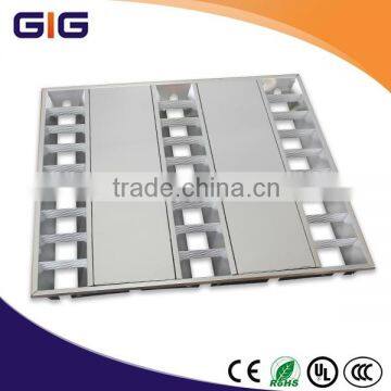 T8 Fluorescent grid light fixture