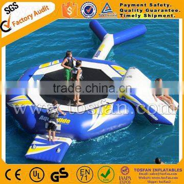 Commercial grade inflatable water trampoline combo A9039A