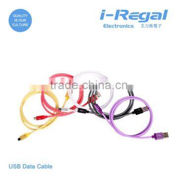 HOT Aluminum Sell Double Side Drawing Usb Cable for Mobile Phone