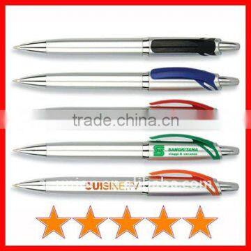 Promotional plastic retractable ballpoint pen (B0377)