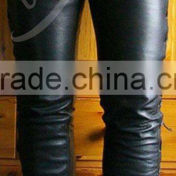 Lace up pant, lace up leather jeans, gents lace up pant, schnuerjeans