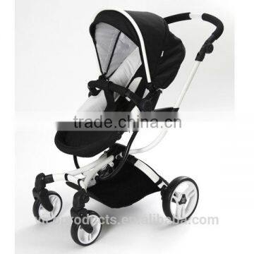 Lightweigh aluminum frame deluxe baby stroller 3 in 1