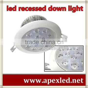 recessed led ceiling lights D16cm x 7.8cm aluminum heat sink