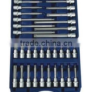 32 pcs 1/2" Dr. Ex-long Torx bits socket set