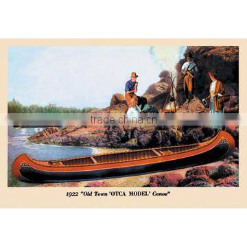 OTCA MODEL' Canoe 12x18 Giclee on canvas