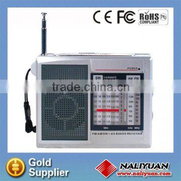 Portable digital multi-band radio transceiver