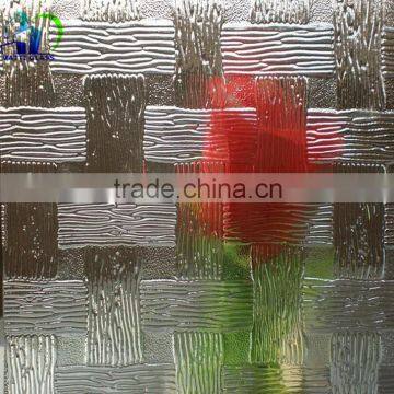 Supply fabric 3-6 mm, fragrant pear, diamond embossed glass/high quality pattern glass