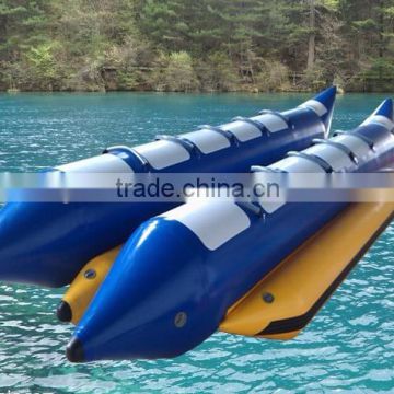 0.9mm PVC tarpaulin 5-10 people inflatable banana boats