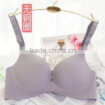 bras without underwire/No rims Smooth Bra / Seamless sexy lingerie/7 colors