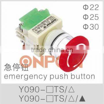 Y090-11TS emergency push button switch,emergency switch,emergency stop button