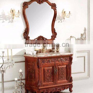 WTS208FS Vintage Brown Finished Single Sink Bathroom Vanity Cabinets photo-2