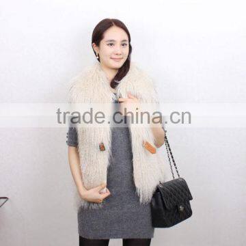 fashion European tibet lamb fur veat for women from China