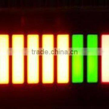 High yellow green color segment LED bar graph for indicator