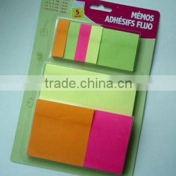 Colorful and Neon Sticky Notepad Set