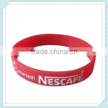 FREE MOLD brand promotion rubber bracelet gifts cheap custom silicone rubber wristband